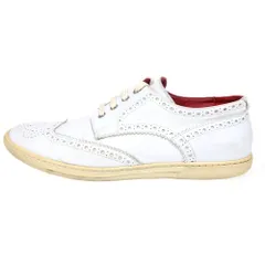 Tricker's (トリッカーズ) ×JUNYA WATANABE COMME des GARCONS MAN ジュンヤワタナベ コムデギャルソンマン ウィングチップ レザー ドレスシューズ ホワイト WF-K102-051