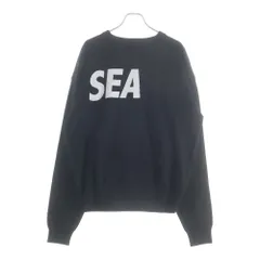 WIND AND SEA (ウィンダンシー) 23SS SILK_BLEND KNIT ロゴジャガード シルクブレンド ニット セーター ブラック WDS-O-SEA-23-Q3-KN-01のサムネイル