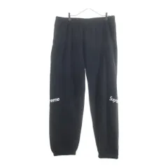 SUPREME (シュプリーム) 20SS Color Blocked Sweatpant カラーブロックド ロゴ スウェット パンツ ブラックのサムネイル
