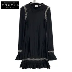 BURBERRY バーバリー ﾌﾞﾗｯｸ×ﾎﾜｲﾄ ﾌｯﾄﾎﾞｰﾙﾄﾞﾚｽ ｳｨｽﾞ ﾘﾝｸﾞ 4