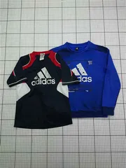 ◇ Θ アディダス adidas U ARKD3 CREW キッズ トレーナー ブルー系 130cm 男の子 E  【1602190001103】