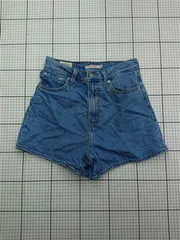 ◇ ⊂ リーバイス Levi's PREMIUM ハイライズルーズデニムショートパンツ 26 レディース E  【1602190001226】