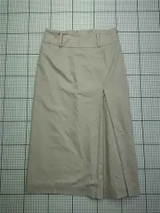 ◇ Θ ユナイテッドアローズ グリーンレーベルリラクシング タイトスカート ベージュ系 36 レディース E  【1602190001219】