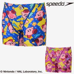 speedo 커비 STB52601 커비 슈퍼 스타 턴스 하프 박스 스피드 연습용 수영복 남성 주니어 보이즈 트레이닝 수영복 수영