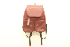 【中古】 MOUSSY レディースリュック バックパック -- リュック バックパック MOUSSY -- ボルドー 赤紫 ロゴ