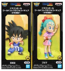ドラゴンボール ワールドコレクタブル 少年期編1 孫悟空・ブルマ 2種セット