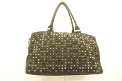 【中古】 DIAVEL メンズボストンバッグ -- ボストンバッグ DIAVEL -- 黒 ブラック スタッズ