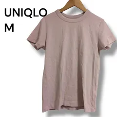 a2293 Uniqlo U ユニクロユー クルーネックT 半袖 M ピンク