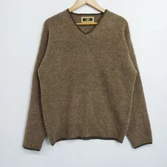 JOSEPH ABBOUD ジョセフアブード ニット セーター Vネック ウール オンワード樫山 古着 ベージュ系 L C362のサムネイル