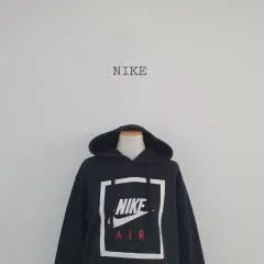 No 26031109 NIKE WHO BIG LOGO HOODIE ブラック M