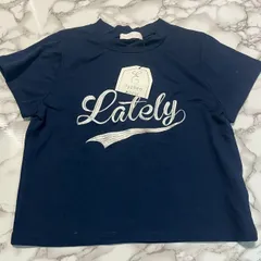 イーハイフンワールドギャラリー E hyphen world gallery ロゴTシャツ ネイビー レディース