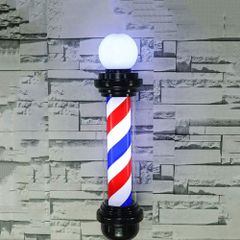 新品 別注 イタリアンカラー LED ミニサインポール 理容 バーバー 店舗
