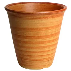 【新品】 鉢 KANEYOSHI 【日本製/三河焼】 陶器 植木鉢 小春 オレンジ 6号 1