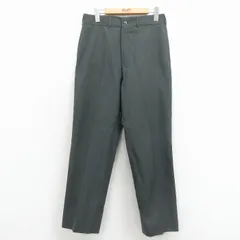 W31/古着 ビンテージ ミリタリー パンツ メンズ 60年代 60s ウール USA製 濃緑 26jan24