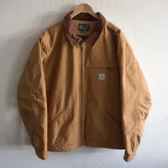 【美品】Carhartt【Detroit Jacket デトロイトジャケット】3XL ブラウン ダック カーハート 古着 26030177
