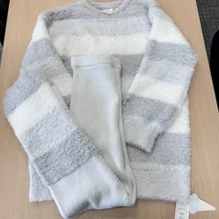 【新品未使用】gelato pique ジェラートピケ ボーダー ワンピース＆レギンス セット ルームウェア