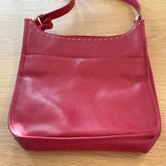 【値下げok】kitamura キタムラ レディース ショルダーバッグ ベルト レッド