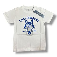 参考上代5280円 未使用 CHALLENGER 24SS KIDS WOLF MC TEE キッズウルフTシャツ カットソー チャレンジャー CLG-KD 024-006 ホワイト 120 (86998A5)