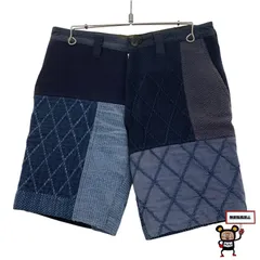 71.MOTOHIRO AOKI リメイク パッチワーク ショーツ 【店舗併売品】