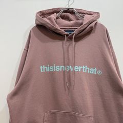 thisisneverthat ネバザ ピンク系 L パーカー プルオーバー【送料込み】