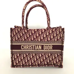 クリスチャンディオール　オブリークブックトートバッグ