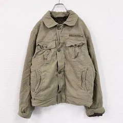 古着 used　HOLLISTER　ホリスター　フィールドジャケット　ミリタリージャケット　裏ボア　ベージュ　Mサイズ　