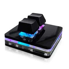 【在庫処分】NONO OSU キーパッド 2キー赤軸ゲーミングUSBキーボード ホットスワップメカニカルキーボード ミニメカニカRGBキーパッド マクロとリズムゲーム用