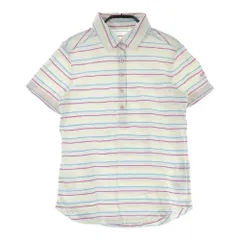 サイズ：M CALLAWAY キャロウェイ  半袖ポロシャツ ボーダー柄 ホワイト系 [240101645061] ゴルフウェア レディース ストスト