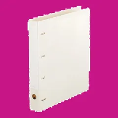 4穴リング コレクションファイル 推し活 A4 myfa ミルキーホワイト リヒトラブ F3300-0