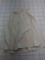 ◇ Θ マッシュ MASCH ベルト付きフレアスカート ベージュ系 Mサイズ レディース E  【1602240001572】