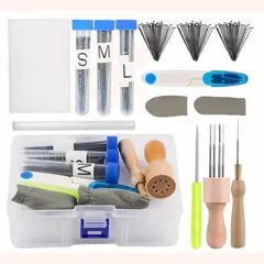 フェルトニードル フェルティングニードル Leaf 羊毛フェルト 1本針 8本針 木製 East フェルトニードルホルダー 初心者 キット