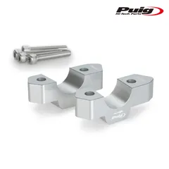 Puig 21878P HANDLE UP RISERS [SILVER] 20mm Φ32mm BMW R1300GS (23-25) R1300GS ADVENTURE (24-25) プーチ ハンドルアップライザー