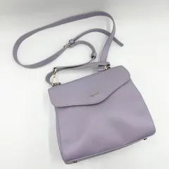 agnes b. アニエスベー ショルダーバッグ ハンドバッグ 2way パープル