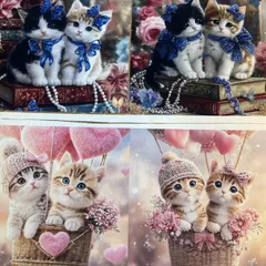 パネル生地　在庫処分‼️ 猫16柄　156