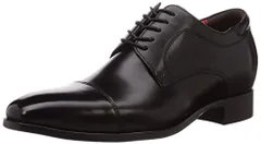 新品 [MODELLO(モデロ)] 6cmUP ストレートチップ 外羽根 シークレットシューズ DM7502 メンズ ブラック 24 cm