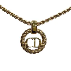 ディオール　Dior　CD　ロゴ　ゴールド　ブランド小物　ネックレス　レディース