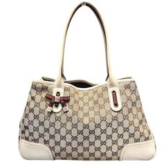 GUCCI グッチ GGキャンバス プリンシー トートバッグ リボン付き GUCCI グッチ プリンシー トートバッグ ショルダーバッグ リボン GG