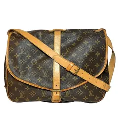 ルイヴィトン　Louis Vuitton　モノグラム　ソミュール35　M42254　バッグ　ショルダーバッグ　ユニセックス