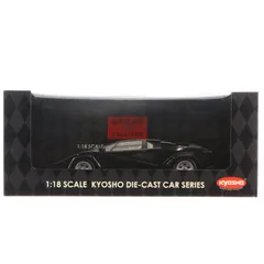 GORGEOUS COLLECTION 1/18 ランボルギーニ カウンタック LP500(ブラック) 完成品 ミニカー(08322K) 京商