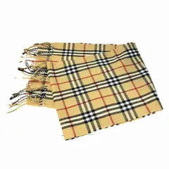 バーバリー　BURBERRY　アパレル　ノバチェック　ラムズウール　マフラー　ユニセックス
