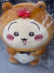 タグ付き ちいかわ たぬきだもんくじ A賞 ドデカたぬきぬいぐるみ うさぎ　 ぬいぐるみ