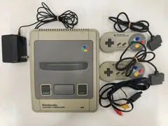 ジャンク品  Nintendo SUPER FAMICOM 本体 と コントローラー2つ セット AVケーブル 、ACアダプター付属
