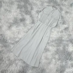 【美品】ROPE PICNIC 半袖ロングシャツワンピース (40) カジュアル