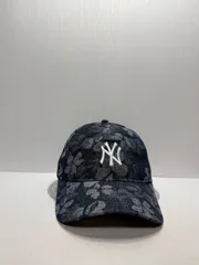 Newera ニューヨークヤンキース フローラ デニム 9twenty ストラップバックキャップ ネイビーカラー