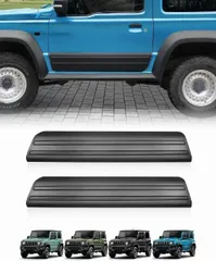 ジムニーシエラ JB74 サイドドアパネル JB64 左右2枚セット ABS製 ブラック サイドシルガード JB74 プロテクター カバー 外装 アクサセリBB582今だけ限定