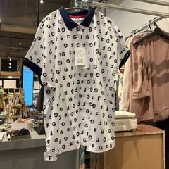 40 フィラ FILA ゴルフ golf ウェア レディース 大きいサイズ 5L アルファベット 半袖 フリージングカノコ ひんやり素材