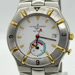 Ulysse Nardin ユリス・ナルダン AQUA アクア 194.26 ホワイト QZ メンズ 現状品 腕時計のサムネイル