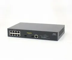 NEC QX-S1008GT-2G 8ポート+2SFPポート 1000BASE-T搭載L2スイッチ 設定初期化済 中古