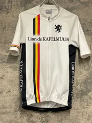 JY808 リオンドカペルミュール Lion de KAPELMUUR 半袖 サイクルジャージ 白 M ※擦れ,汚れのサムネイル