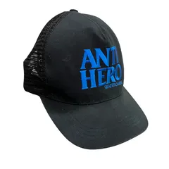 アンタイヒーロー ANTI HERO Skateboards 90's USA製 メッシュキャップ 帽子 メンズ帽子 キャップ ブラック 201goods-897 VBのサムネイル